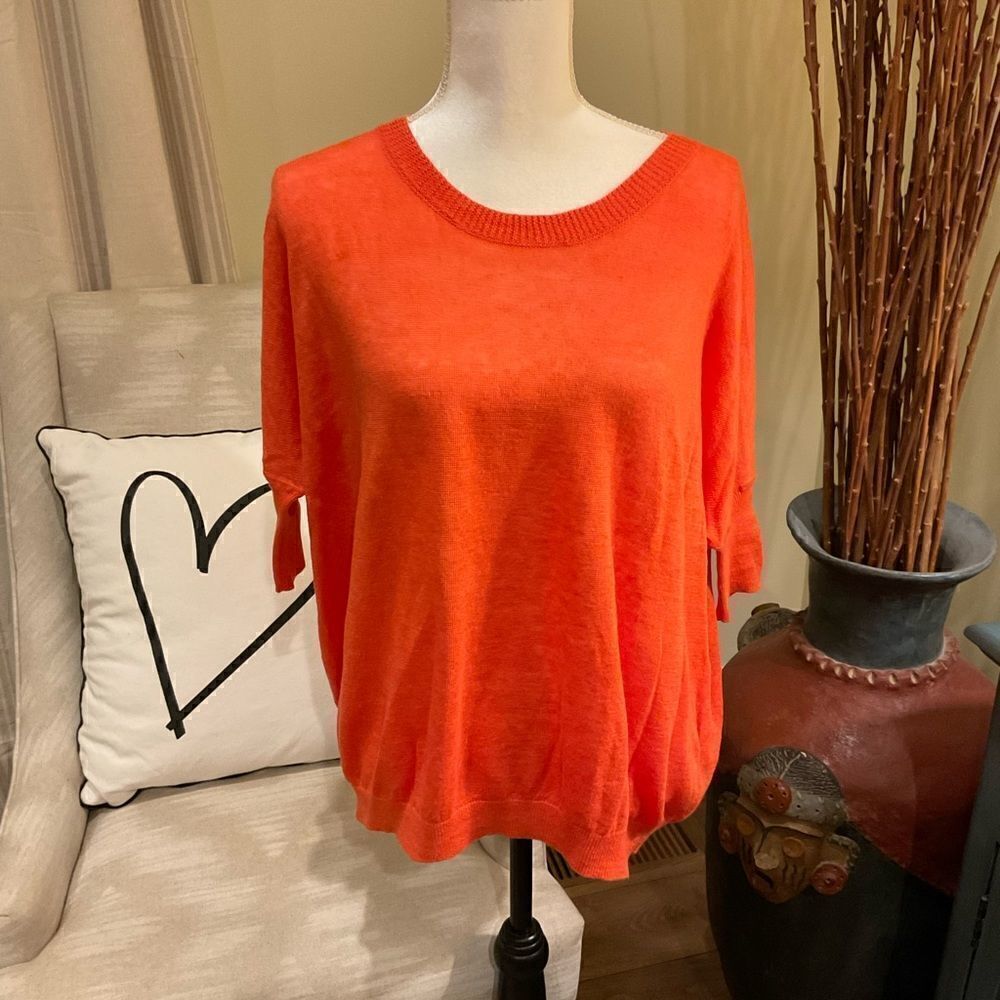 J.Crew 3/4 sleeve top 🧡